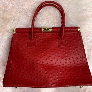 Borse in Pelle red croc leather purse